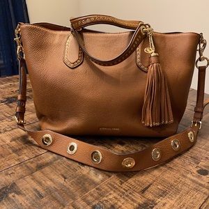 Michael Kors Brooklyn Large Leather Shoulder Bag